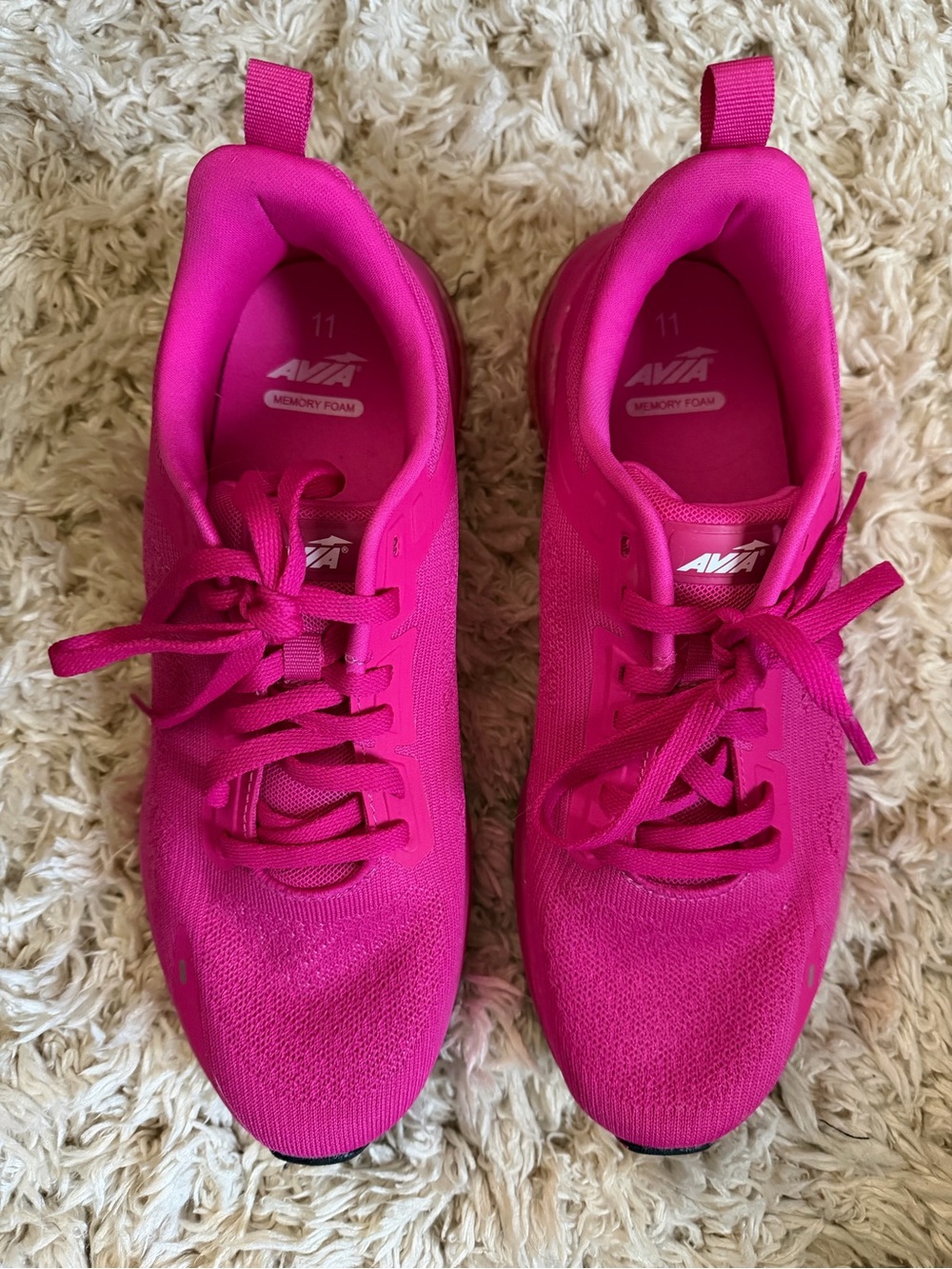 Avia Women's Bright Pink Athletic Sneakers